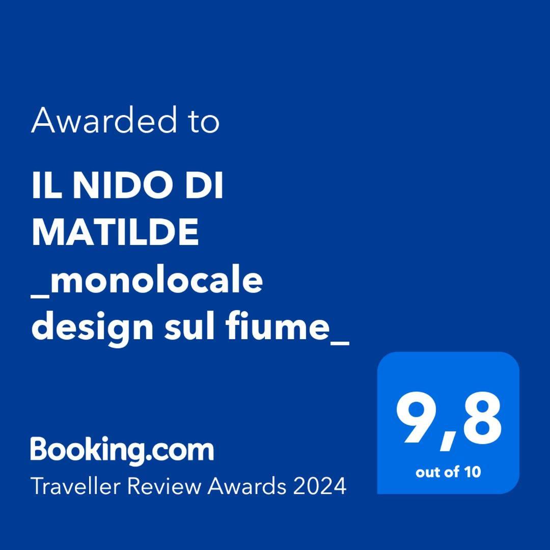 Il Nido Di Matilde _Monolocale Design Sul Fiume_ Rossena Exterior foto